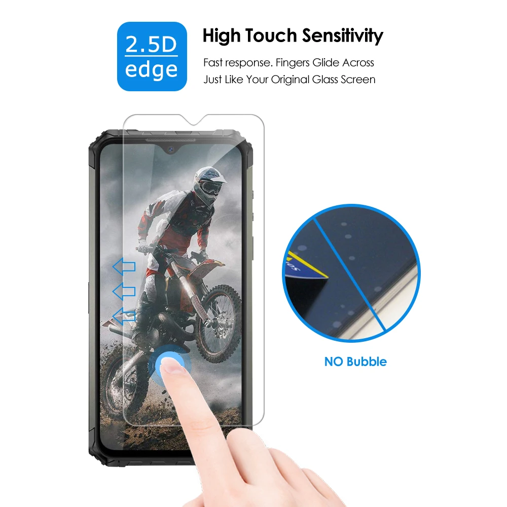 4Pcs Phone Screen Shield Protector For Ulefone Armor 7 X3 Tempered Glass 9H Ultra Clear For Ulefone Note 7 Anti-Scratch