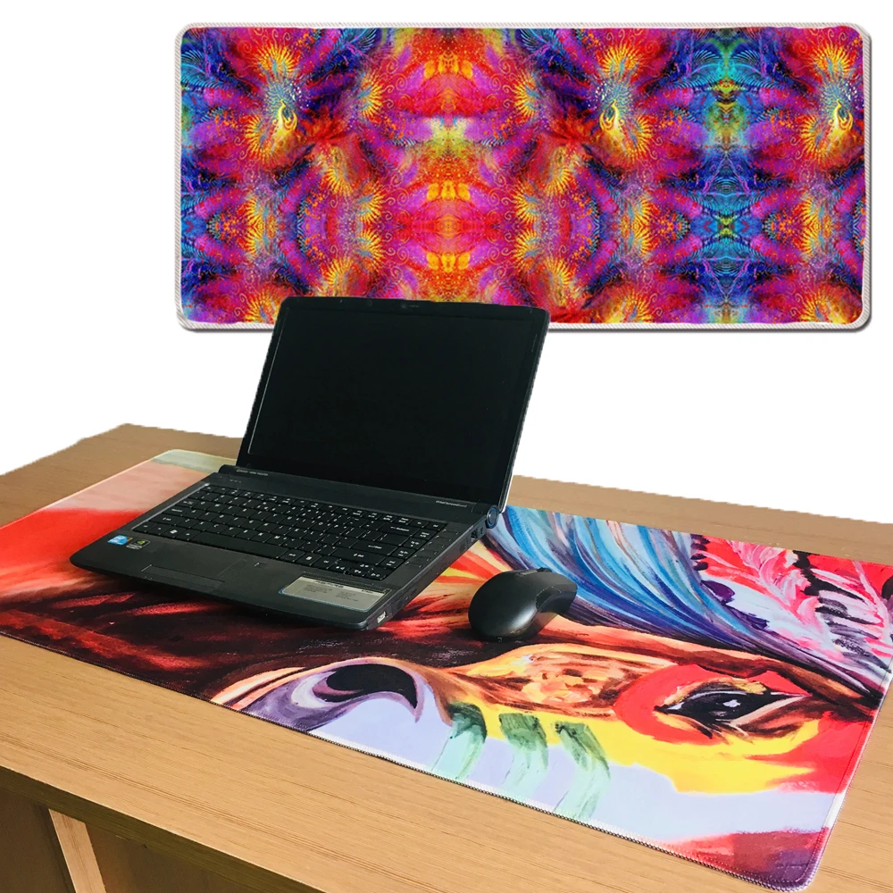 Large Extend Home/Office Desk Gaming Mousepad Fasion Play Mat Pads For Laser Mouse Mice Speed Wirless Keyboard Hot Mats For CSGO