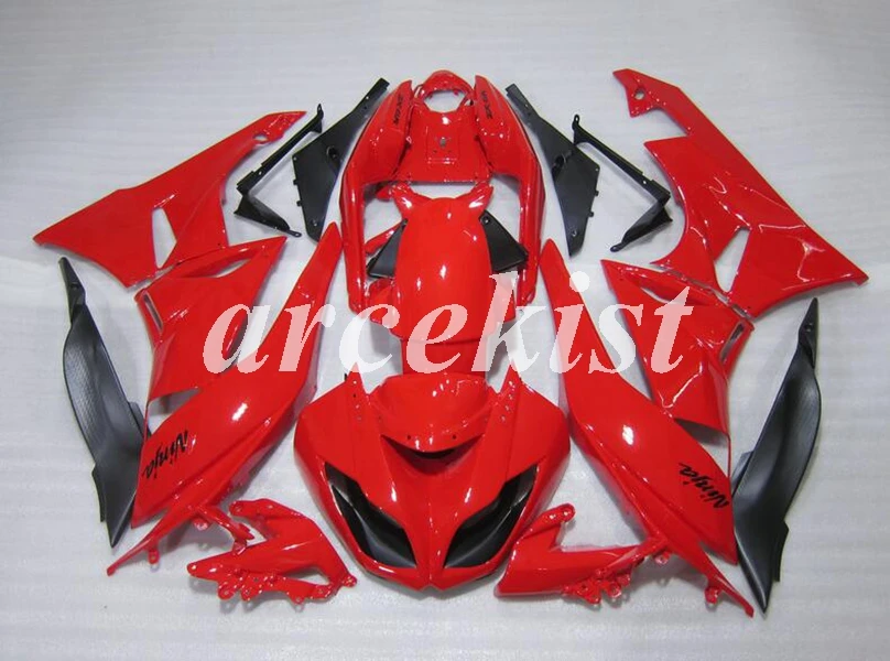 

Injection Mold New ABS Full Fairings kit Fit for Kawasaki Ninja ZX6R 2009 2010 2011 2012 ZX-6R 09 10 11 12 Body set Red