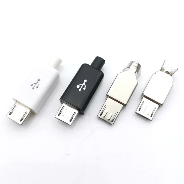 Usb Micro To Usb C Adapter 4-in-1 Otg Cable 1a/2a For Diy Data