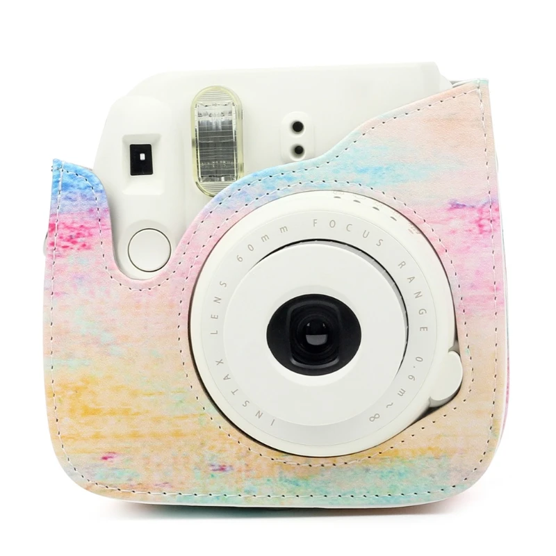 Fujifilm Instax Mini 9 8 8+ аксессуары для камеры Художника масляной краской из искусственной кожи Защитная сумка на плечо Чехол