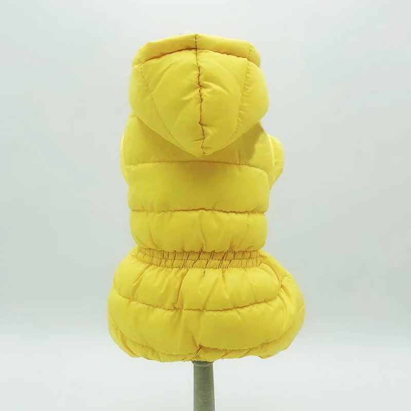 Dog Clothes Winter Dog Hoodies Jacket For Small Padded Warm Cotton Outfit Coat For French Bulldog Chihuahua Pet Clothes