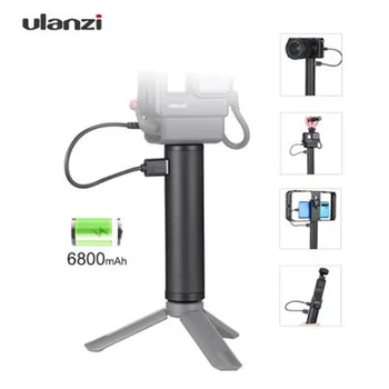 

Ulanzi BG-2 6800mAh Power Grip Stick for Gopro 7 6 5 Black Osmo Pocket Action Vlog Selfie Stick Handgrip Type-C Power Supply