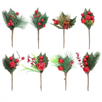 

8pcs Reusable Vivid Simulated Durable Decorative Photo Props Christmas