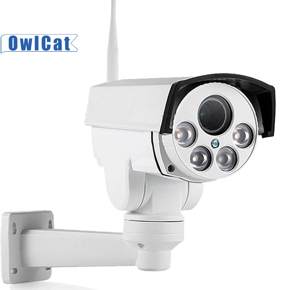 OwlCat камера SONY HD 5 МП Wi-Fi IP PTZ 5x оптический зум ИК водонепроницаемая IP66 аудио