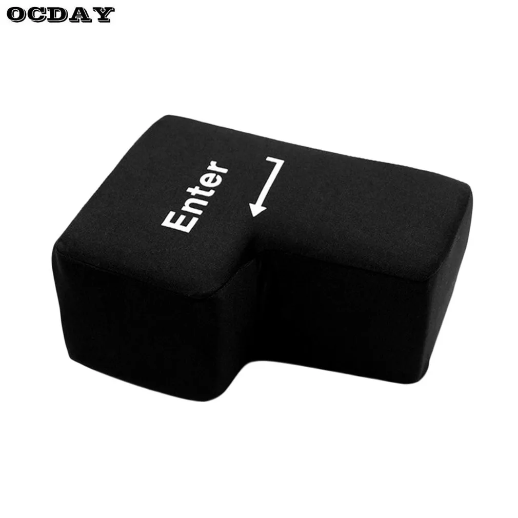 OCDAY, портативная декомпрессионная USB большая клавишная подушка для ввода, мягкая Кнопка компьютера, подушка для возврата ключей, офисные вентиляционные игрушки, игрушка для снятия стресса
