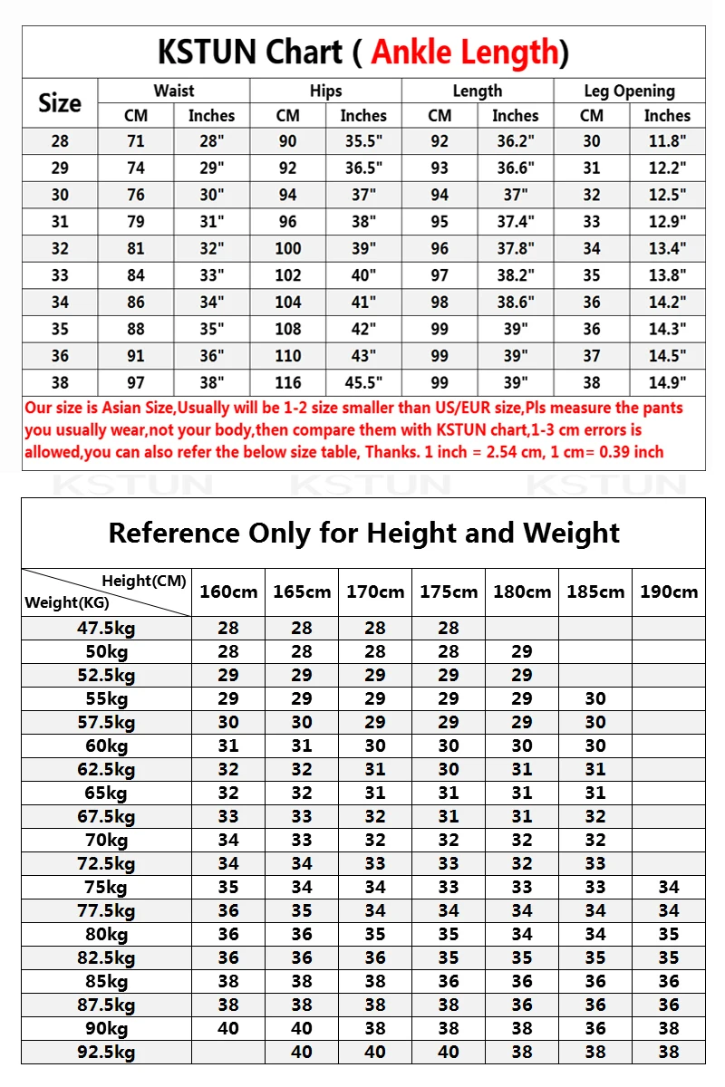 KSTUN 九分裤92-99