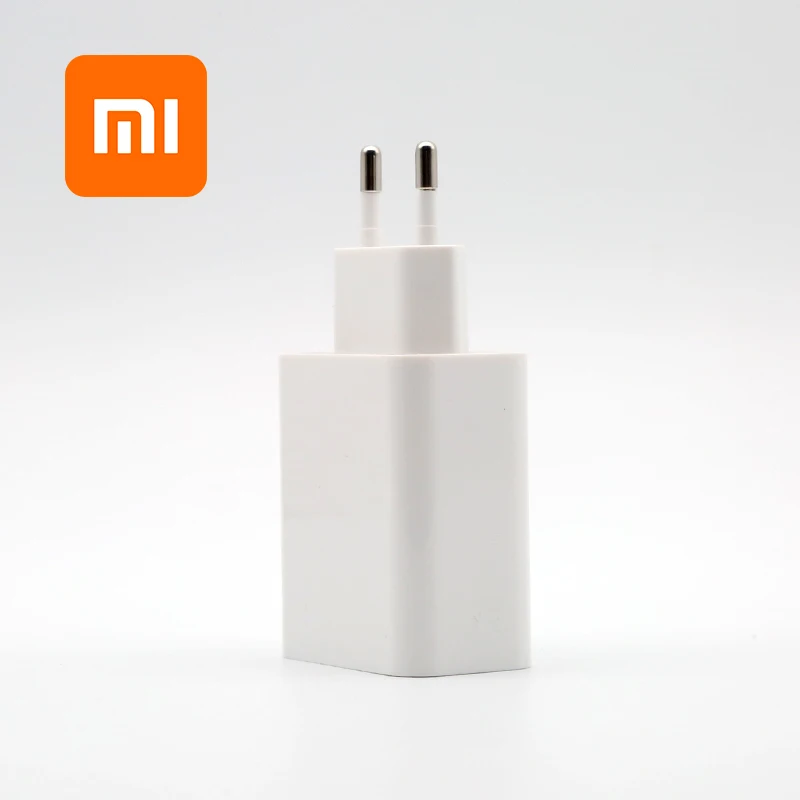 EU charger only Xiao mi Беспроводное зарядное устройство Qi 20 Вт Макс. 15 в смарт-адаптер быстрой зарядки смарт-поддержка mi 9T 9 8 6 A3 mi x 3 2s Max 3 - Цвет: EU charger only