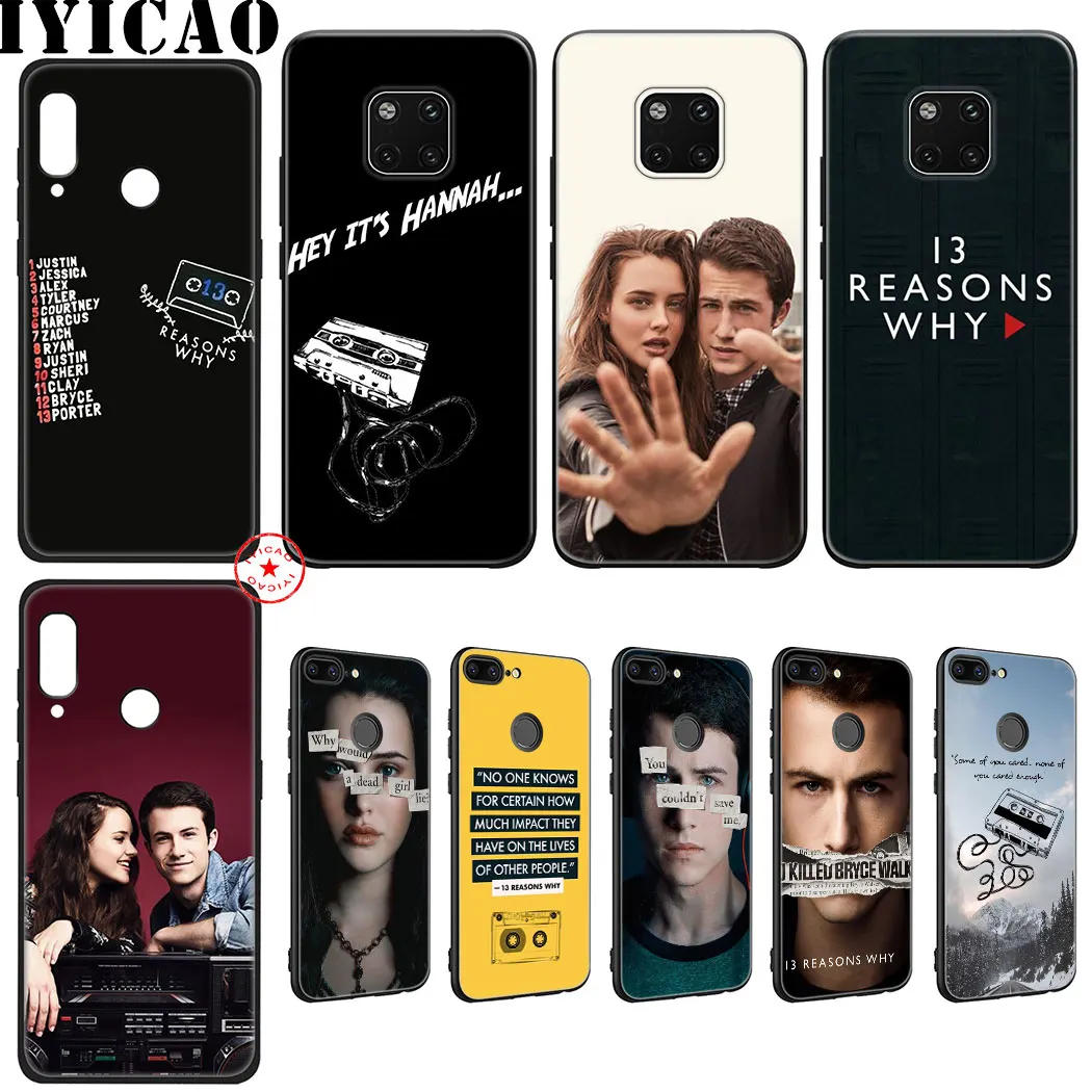 13 причин почему силиконовый мягкий чехол для Huawei Nova Smart 5 5T 5i 4E 4 3i 3 2i 2 Lite Mate 30 20 10 Pro |