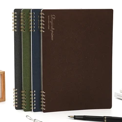 Cahier japonais Nakabayashi A5 B5 A4, grille logique, matrice de points, papier, bobine séparée, écriture dégagée, couleurs rétro 