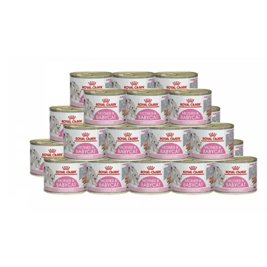 Royal Canin Babycat Instinctive консервы для котят до 4 месяцев мусс (0 195 кг * 24 консервы) | Дом и