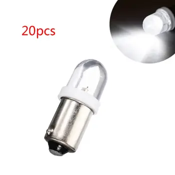 

20pcs T10 T11 BA9S T4W 1895 1SMD LED 12V Turn Signal Light Dashboard Bulb White Auto Car Styling Lighting Lamp