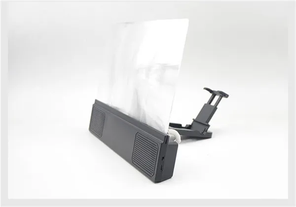 12 дюймов Большой Экран складной, для мобильного увеличитель для экрана телефона 3D HD Экран усилитель Подставка Кронштейн с Динамик для смарт телефона