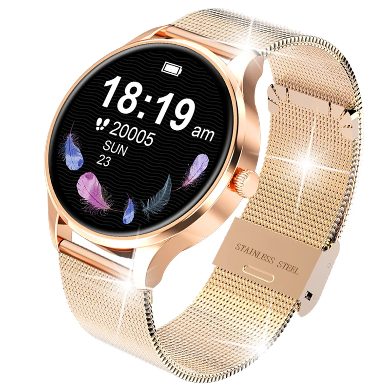 2021 New IP68 Waterproof Smart Watch Women watch full circle screen Sleep Monitor Fashion Activity tracker Smartwatch For women