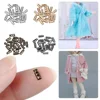 20Pcs 7mm Mini Drawstring Buckles for DIY Dolls Clothes Ultrasmall Metal Coat Button Buckle Handmade Sewing Clothing Accessories 1
