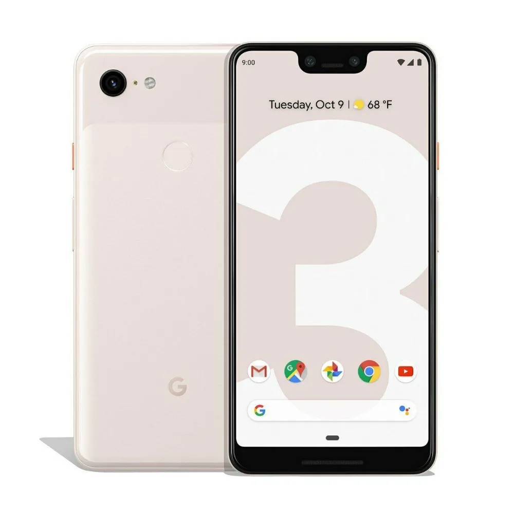 Original Google Pixel 3 XL Pixel 3XL Pixel XL3 Octa Core 4GB RAM 128GB ROM Android 9.0 NFC  mobile phone original fast charger iphone 12 refurbished