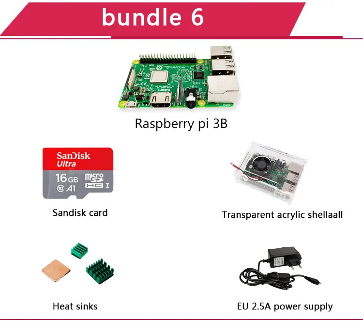 Оригинальный Raspberry Pi 3 Model B + Raspberry Pi Pi3 B Plus Pi 3 Pi 3B с WiFi и Bluetooth