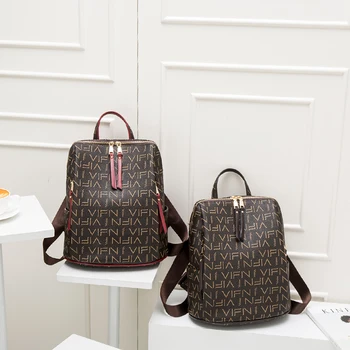 

2020 Luxury Backpack Women Leather Bag Designer High quality Backpacks Brand Female Girls Travel Bags Rucksack Women mochila sac