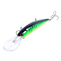 Deep Diving Minnow Wobbler Lure - Premium Fishing Bait for Bass, Pike, Walleye, and Perch (1)