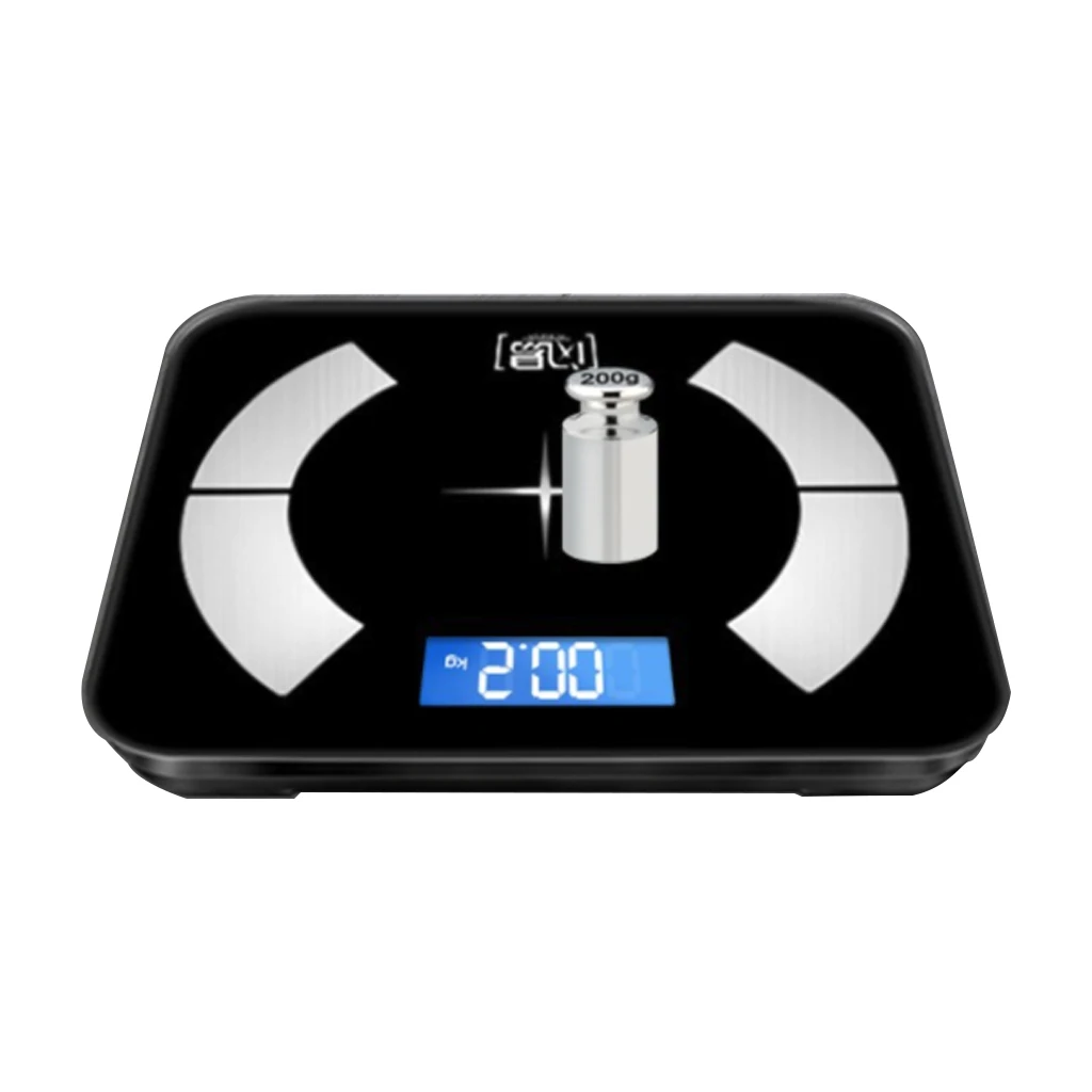 Электронные весы usb для зарядки тела Fat Bluetooth умные весы Интеллектуальная цифровая стеклянная дисплей для дома