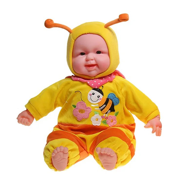 

2 size laughing baby doll plush Insect animal toys stuffed animals doll peluches de animales toys for children lol doll surprise
