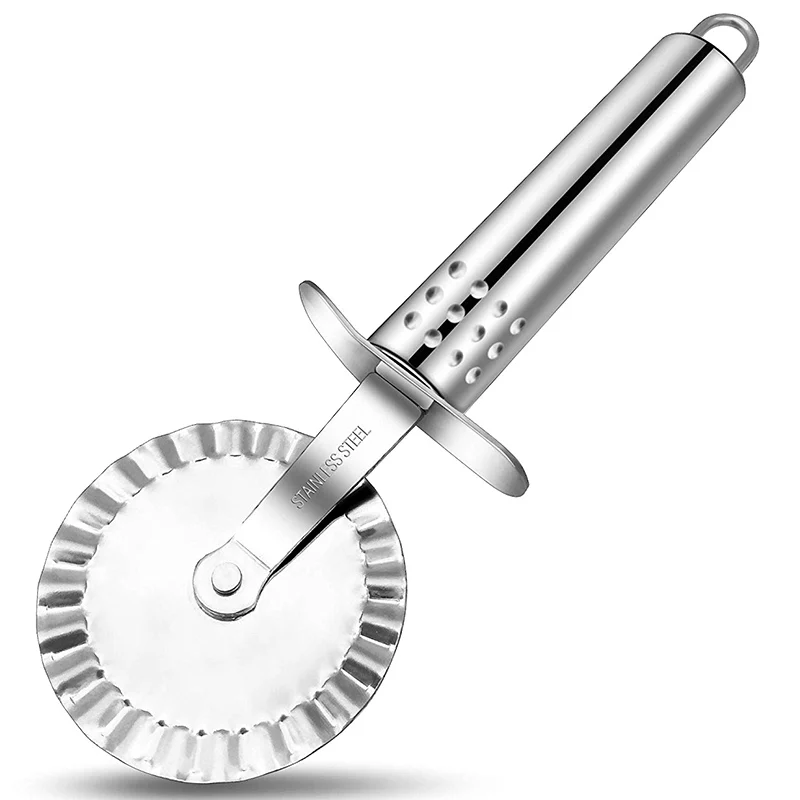 

Pizza Cutter, Stainless Steel Pizza Cutter Wheel, Super Sharp and Easy To Clean Slicer, Gourmet Quality Kitchen Tools for Home C