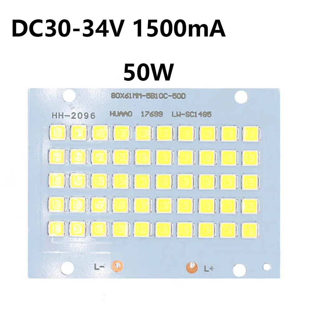 SMD5054 светодиодный чип лампа бусины 10 Вт 20 30 50 Высокая мощность 130 лм/Вт умный IC 32 36 в