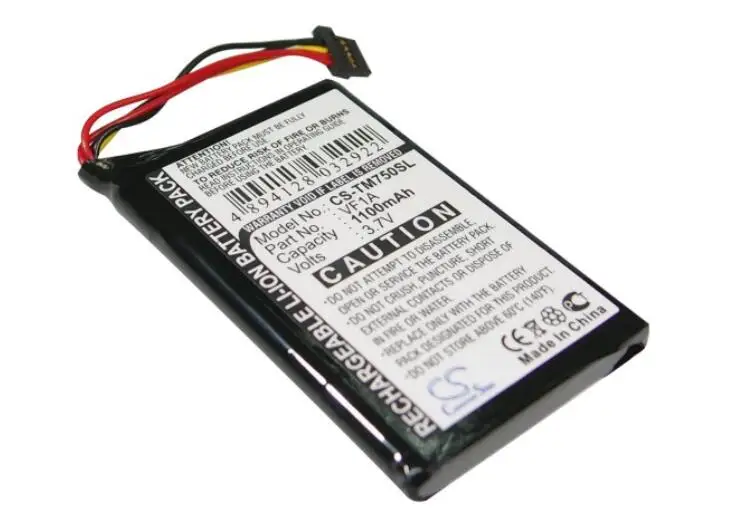 Cameron sino 1100 мА/ч, батарея для навигатора TOMTOM 4CP0. 002,06 Go 740 Live 740TM 750 Liv0e AHL03711012 HM9440232488 VF1A