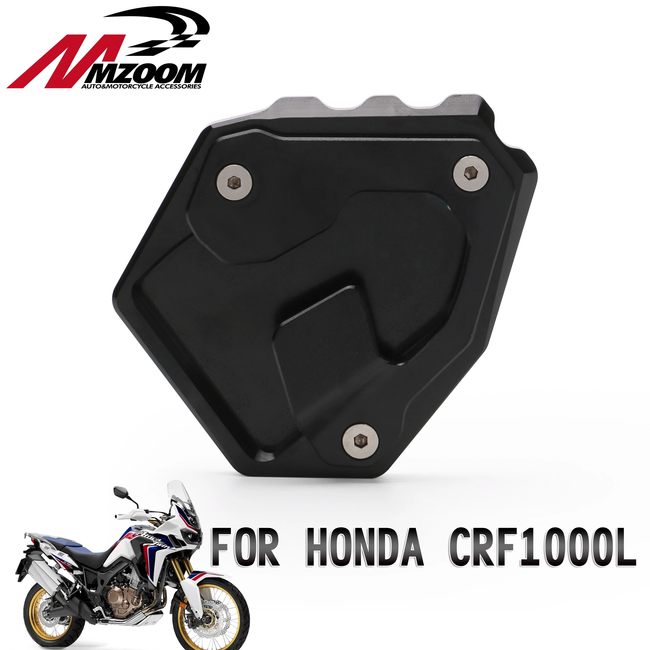 Motorcycle Accessories Pedal Pad Foot Stand Extension Plate Holder For Honda CRF1000L Africa Twin ABS / DCT 2016 2017|honda plate holder|motorcycle