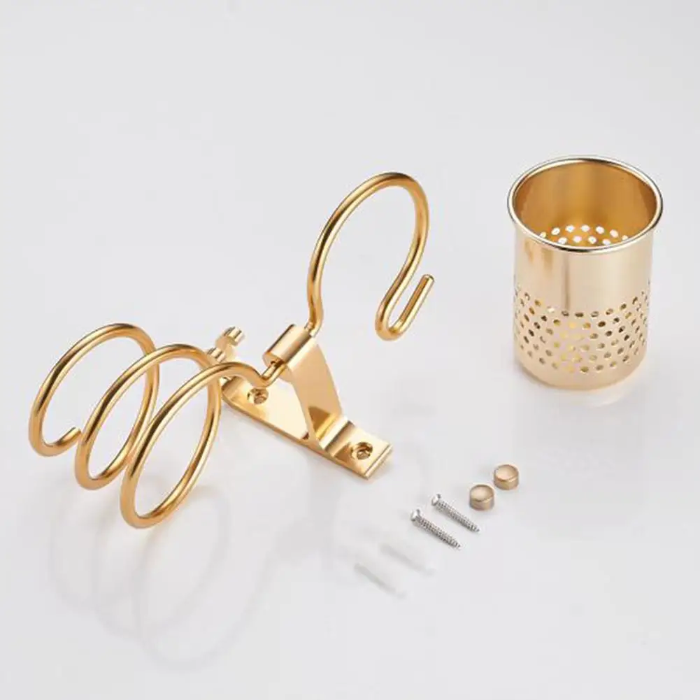 Настенное крепление фен для волос сушилка гребень подставка держатель и