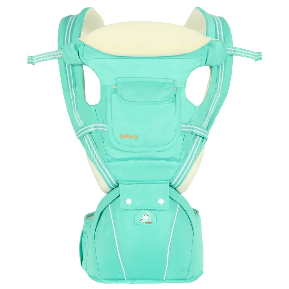 Green Baby Carrier Эргономичный рюкзак-переноска Хипсит для переноски детей для новорожденных предотвращает уплотнительные ножки слинг кенгуру для новорожденных - Цвет: Green Baby Carrier