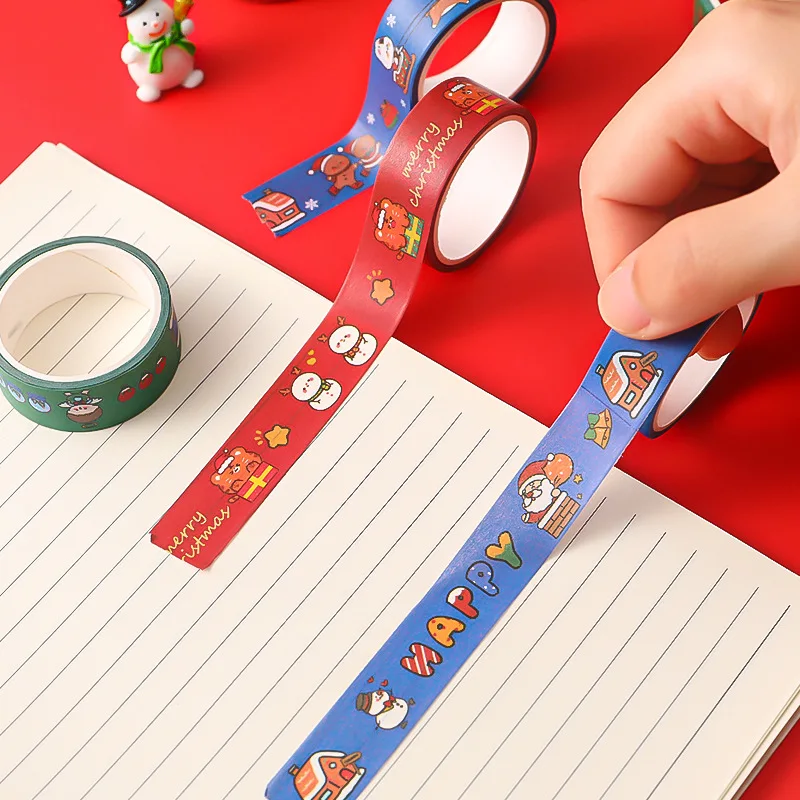 merry christmas masking tape Practical Christmas Washi Tapes Thin Washi Tape  for