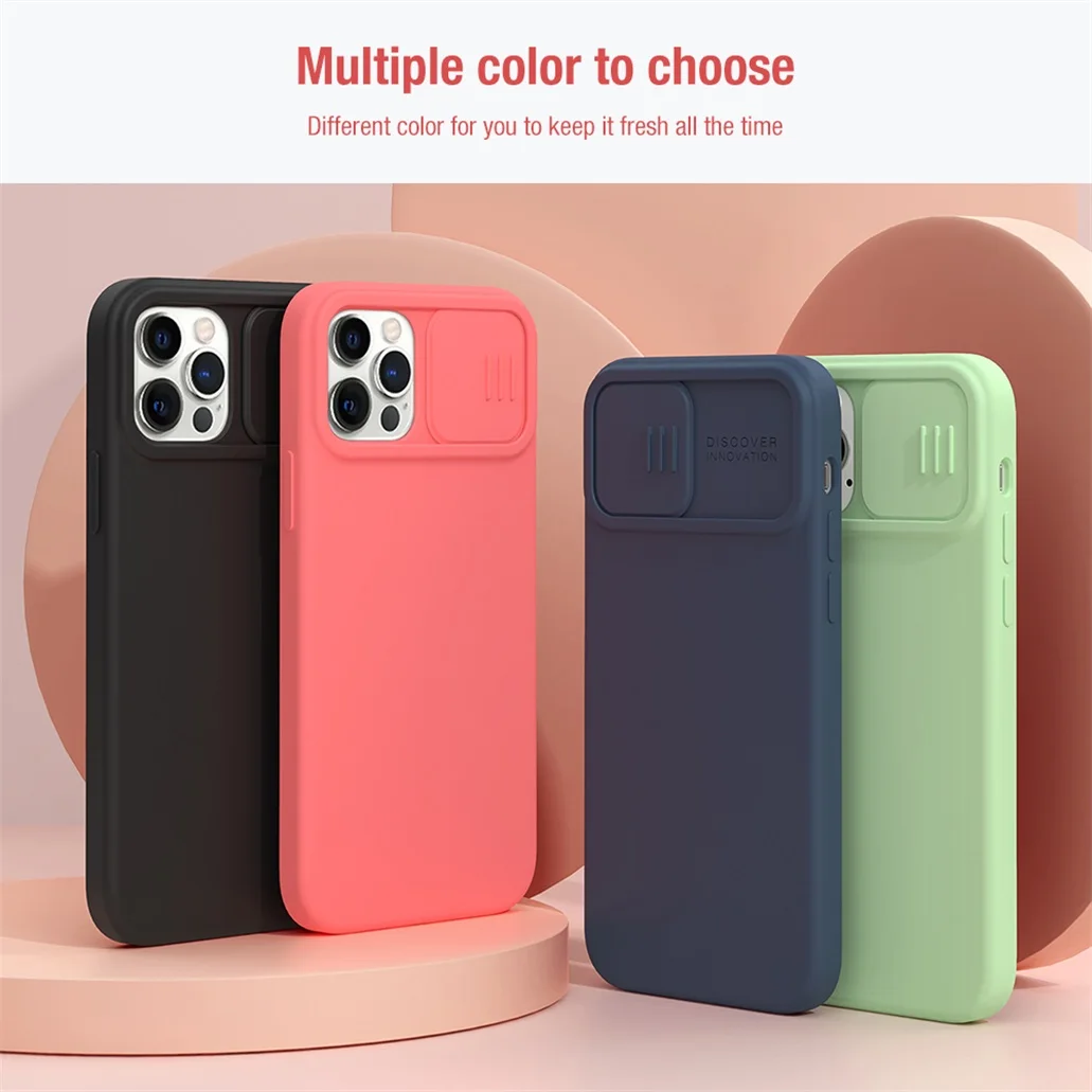 Nillkin Protective Silicone Magnetic Case For iPhone 12 Pro Max