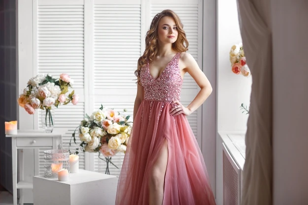 Luxury Beads Sexy Evening Dresses Long A line V neck Sleeveless Formal Occasion Party Prom Dresses robe de soiree
