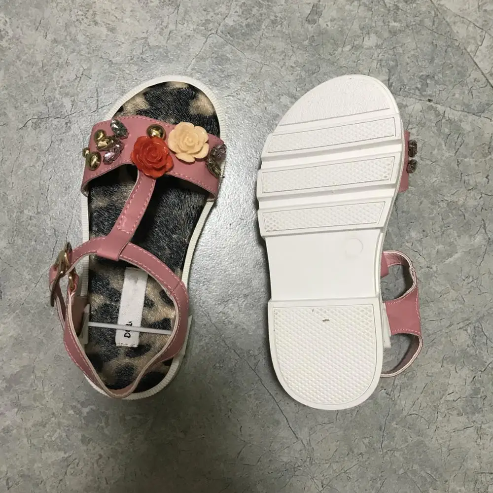 

Children's fashion sandals, pretty flower shoes
