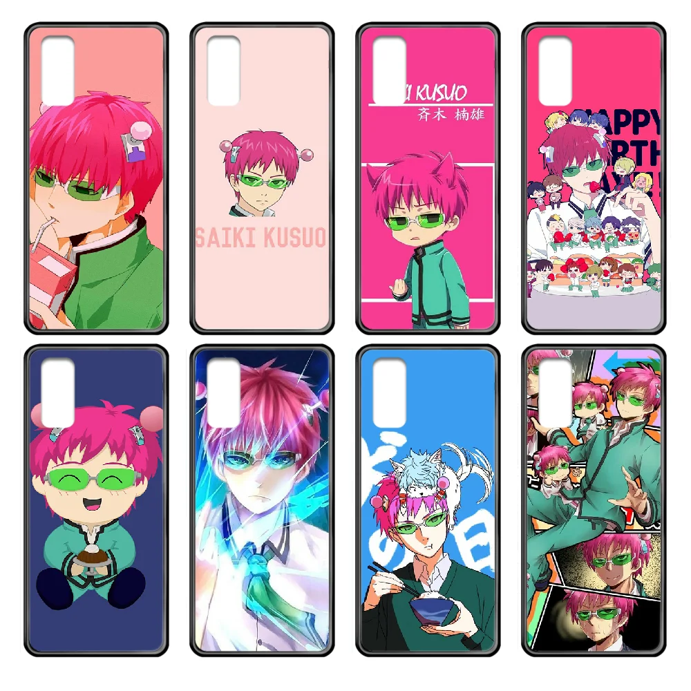 Saiki Kusuo no Psi Nan чехол для телефона Корпус Samsung Galaxy J S 3 4 5 6 7 8 9 10 Prime Plus Lite Edge черный prime