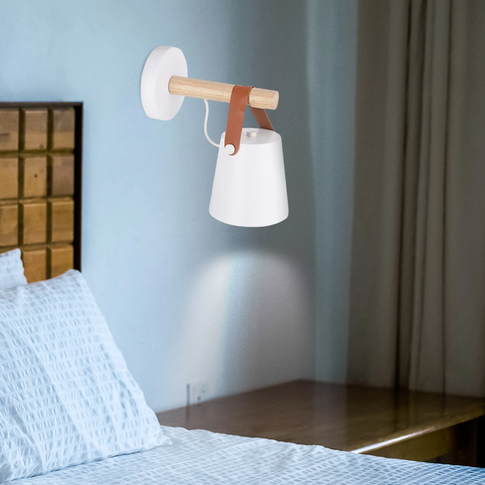 Современный настенный светильник в скандинавском стиле для дома, ресторана, металлический абажур, художественный декор, настенный светильник, осветительный прибор E27 110-220 В