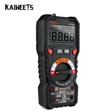 

KAIWEETS HT118A NEW Digital Multimeter Ture RMS Auto Range Multimetro 1000V 10A AC DC Ohm Hz NCV Live Voltage Temperature Meter