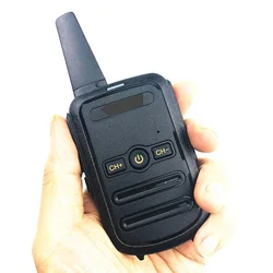 WLN KD C52 – MINI émetteur récepteur portatif KD C52, Radio bidirectionnelle, Station de Radio amateur, talkie walkie, cadeau pour enfants, 2 pièces 