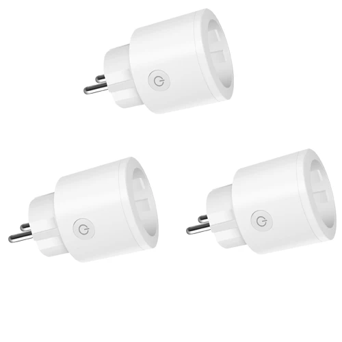 3pcs 16A Wifi Plug Мини 16А ЕС Смарт Wi-Fi разъем с монитором питания розетка работает с Google Home Alexa IFTTT Голосовое управление - Цвет: 3pcs 16A Wifi Plug