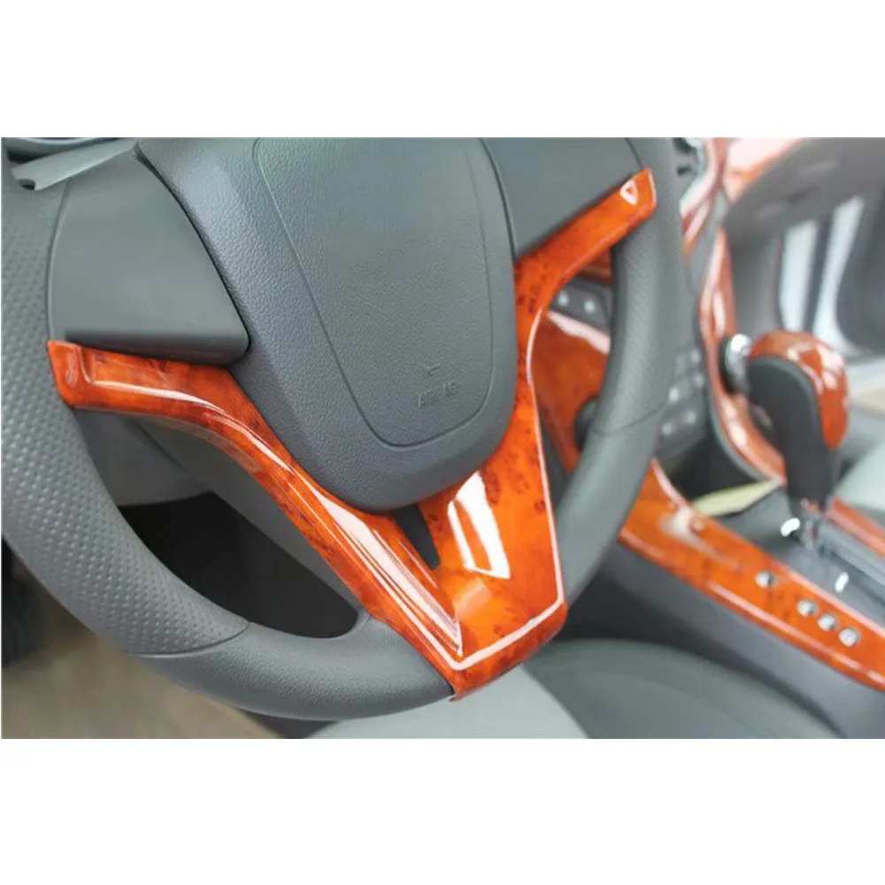 Для Chevrolet Cruze 2009-2013 украшение рулевого колеса автомобиля ободок наклейки интерьер автомобиля аксессуар 4 цвета