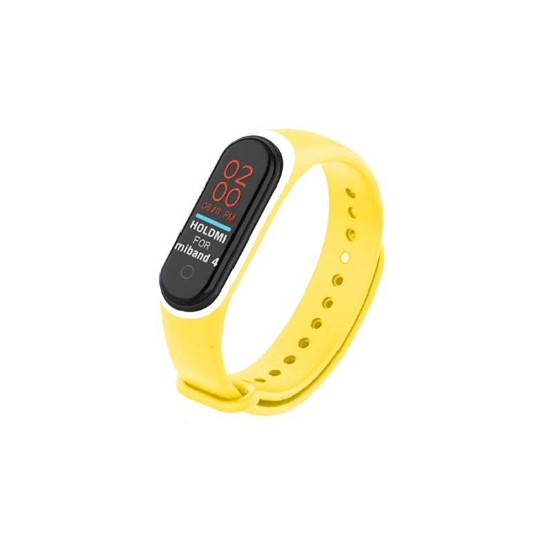 Option 2 Силиконовый ремешок для Xiaomi mi Band 4 красочные ремешки для Xiaomi mi band 4 умный Браслет сменный ремешок для mi Band 4 - Цвет: Option 2