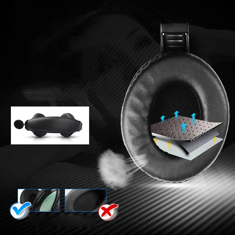 Danyin DT2088 Wearable Headphone 3 5mm with Microphone for PC Computer Listening Comprehension Training Gaming