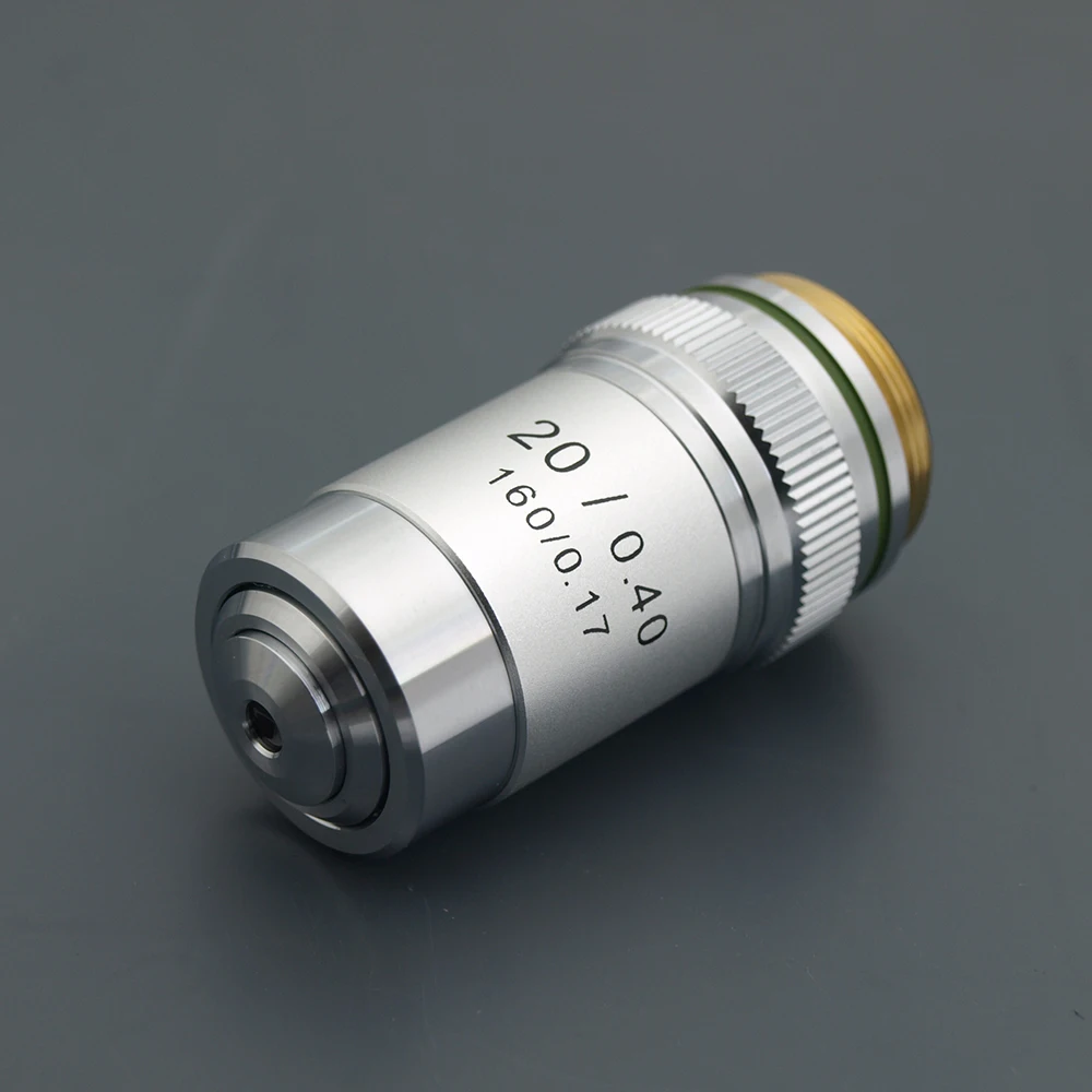 Microscope Objective Lens Achromatic Objective Laboratory Biological Microscope parts 4X 10X 20X 40X 60X 100X optical instruments zoom lens