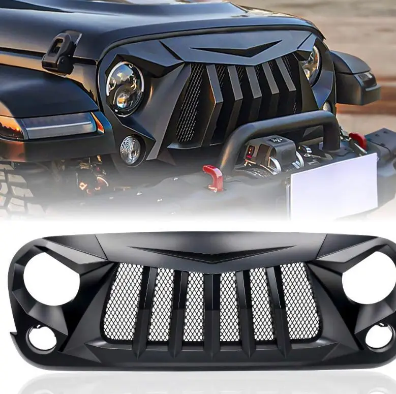 J380 Jeep Wrangler гриль ABS Замена от JL для JK 2007-2017 LANTSUN | Автомобили и мотоциклы