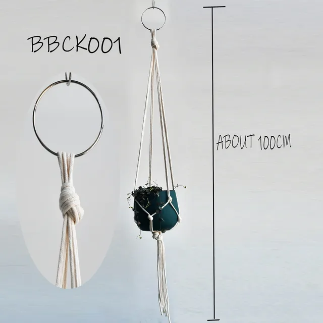 New arrival  100% handmade macrame plant hanger pot holder hanger for pot macrame hanger for plant hanger for flowerpot BBCK1001