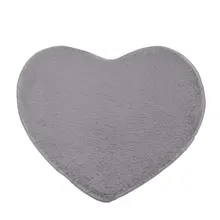 Ковры из полиэстера 30*40*0,5 см, чехлы для двери, спальни, кухни, ковровое покрытие, креативные товары для дома в форме сердца, коврик для ванной комнаты