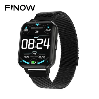 

2020 Finow DTX Smart Watch 1.78Inch 420*485 HD Display relojes inteligentes ECG Heart Rate Monitor Smarth Watch For Android IOS