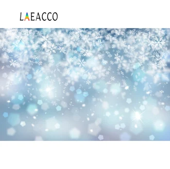 

Photo Backdrop Dreamy Polka Dots Winter Snow Snowflake Party Love Baby Portrait Photography Background Photo Studio Photocall
