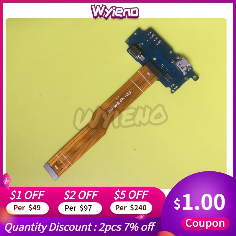 Wyieno Charging Port For Meizu M5s Micro USB Dock Charger Main board Motherboard LCD Connector Flex Cable Microphone Vibrator | Мобильные